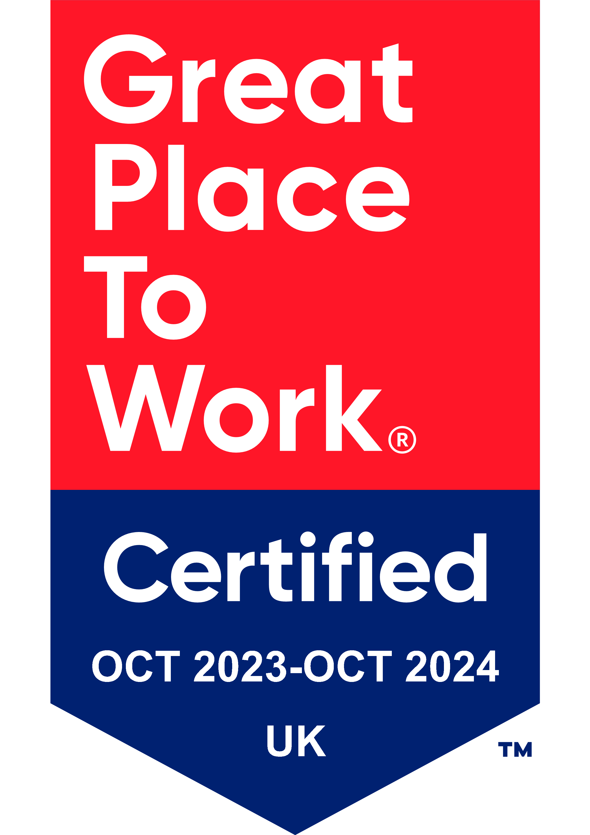 Great Place to Work 2023-24 Certification Banner